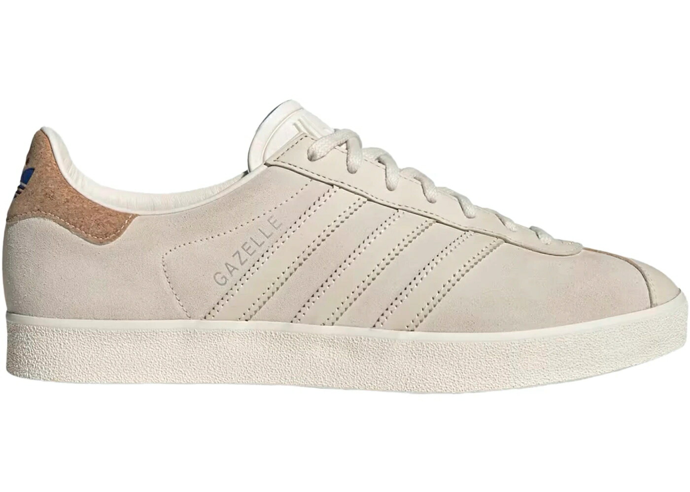 アディダス ガゼル 白色 ホワイト 銀色 シルバー スニーカー メンズ ADIDAS GAZELLE 85 WONDER WHITE CORK / WONDER WHITE CHALK WHITE SILVER