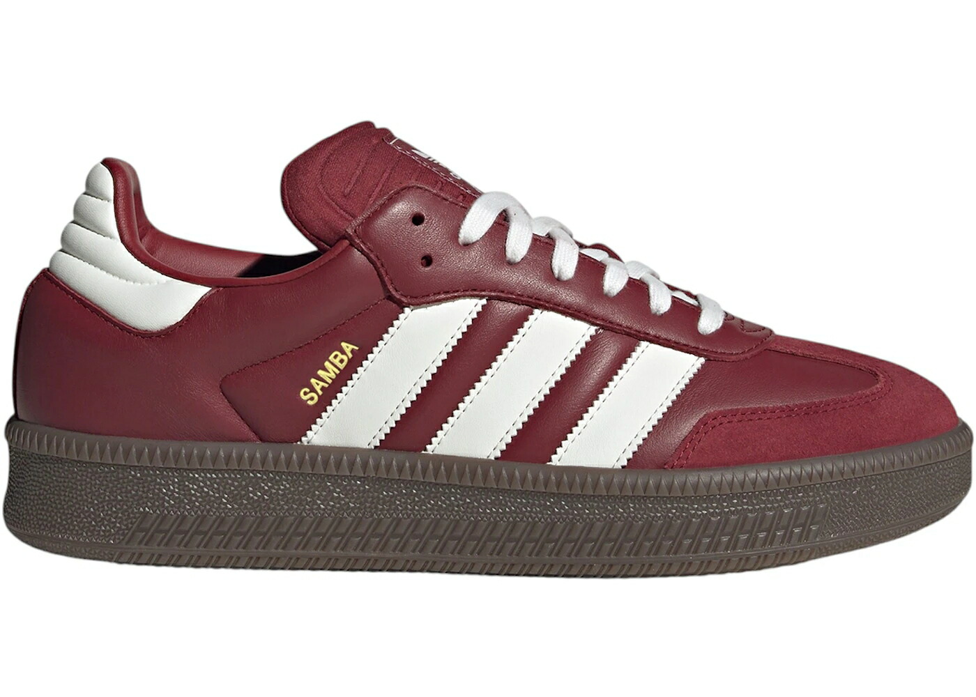 アディダス サンバ マルーン 白いこと 白いこと 中核グループ スニーカー メンズ ADIDAS SAMBA XLG NOBLE MAROON WHITE GUM / NOBLE MAROON CORE WHITE GUM