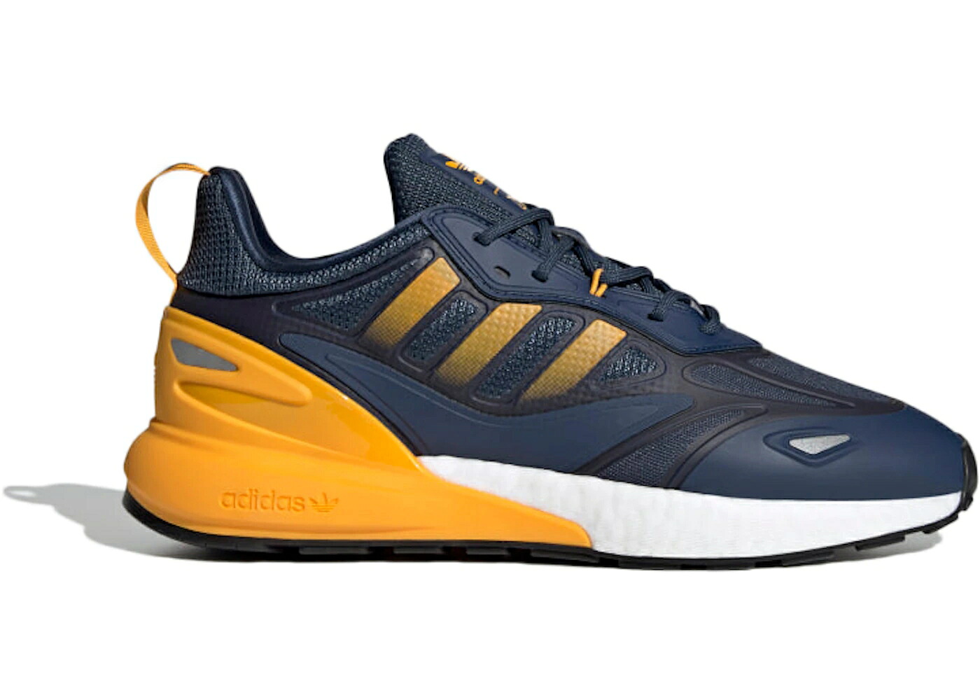 アディダス ブースト 労働者の一団 青碧 青碧 ゴールド 中核グループ 2.0 スニーカー メンズ ADIDAS ZX 2K BOOST CREW BLUE SEMI SOLAR GOLD / CREW BLUE SEMI SOLAR GOLD CORE