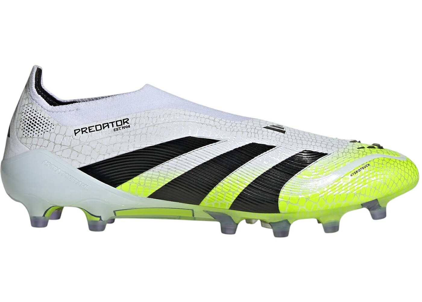 アディダス プレデター エリート 白いこと 白いこと 中核グループ 黒いこと 黒いこと スニーカー メンズ ADIDAS PREDATOR ELITE LACELESS AG CLOUD WHITE CORE BLACK LUCID LEMON / CLOUD WHITE CORE BLACK LUCID