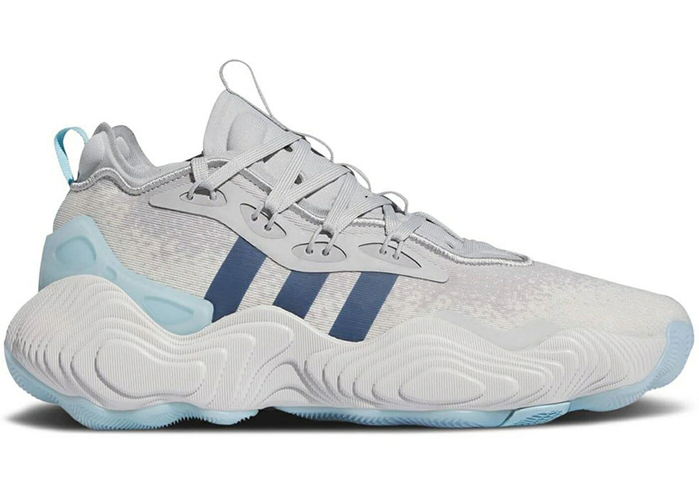 アディダス 灰色 グレー スニーカー メンズ ADIDAS TRAE YOUNG 3 GREY PRELOVED INK / GREY TWO PRELOVED INK GREY ONE
