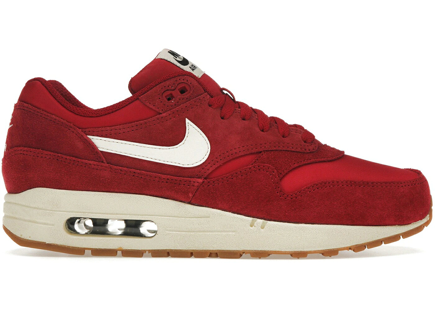 ナイキ マックス 赤 赤いこと 黒いこと 黒いこと エア湖マックス スニーカー メンズ NIKE AIR MAX 1 GYM RED SAIL / GYM RED SAIL BLACK BLACK