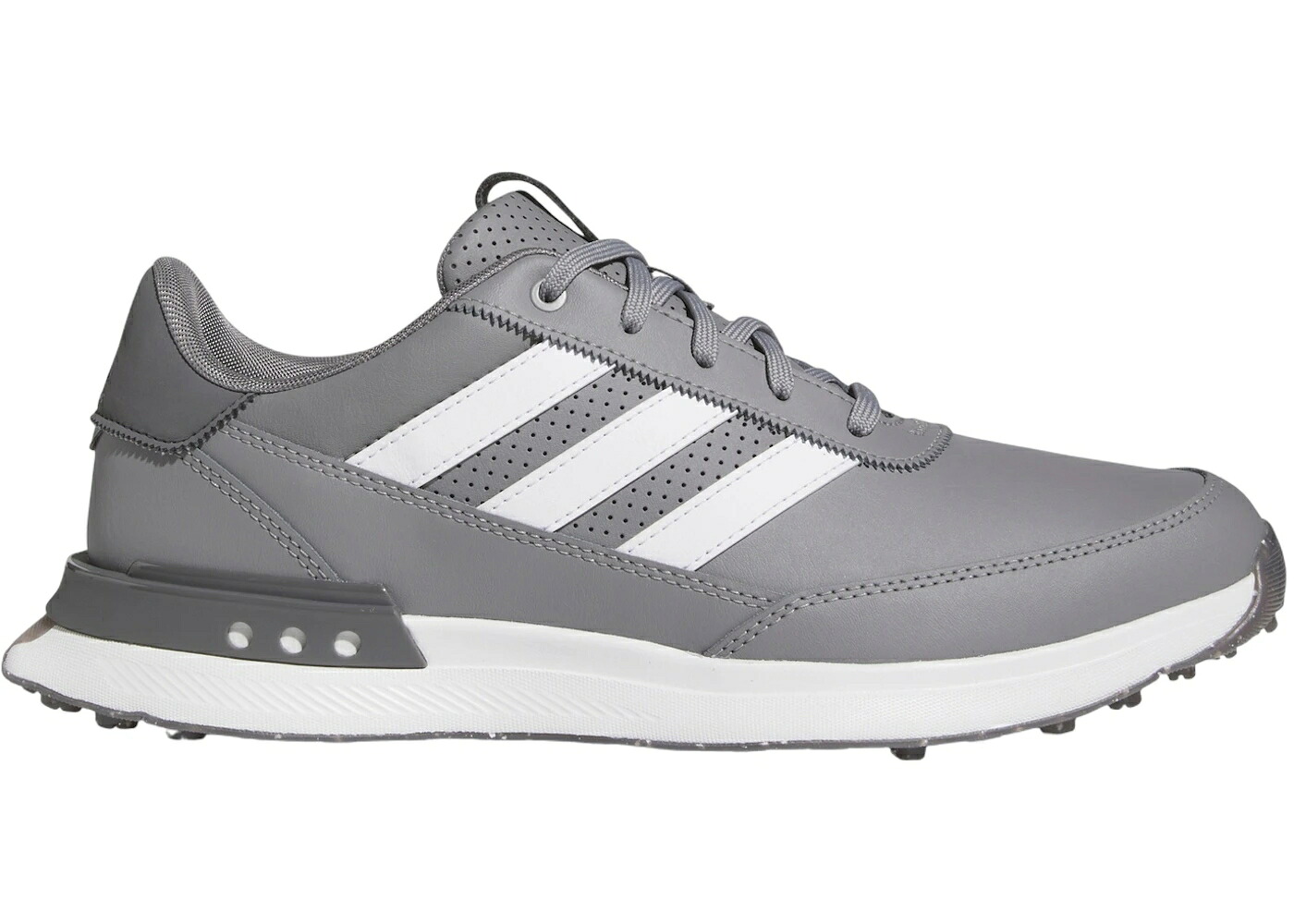 アディダス なめし革 ゴルフ 薄墨色 薄墨色 白いこと 白いこと スニーカー メンズ ADIDAS S2G 24 LEATHER SPIKELESS GOLF GREY CLOUD WHITE / GREY THREE CLOUD WHITE GREY FIVE