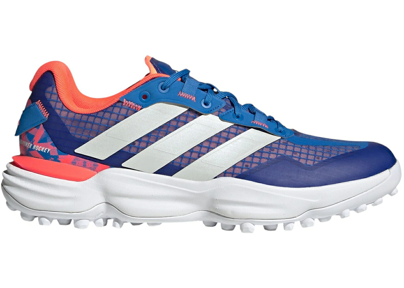 アディダス 活動の領域 無し 白いこと 白いこと スニーカー メンズ ADIDAS ADIPOWER HOCKEY 3 FIELD BRIGHT ROYAL ZERO METALIC CLOUD WHITE / BRIGHT ROYAL ZERO METALIC CLOUD