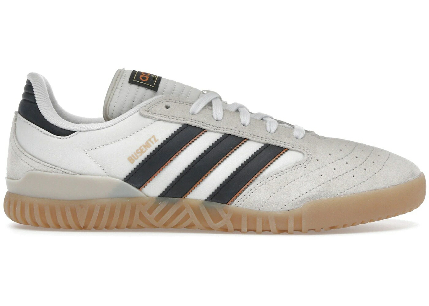 アディダス コア 黒色 ブラック 白色 ホワイト スニーカー メンズ ADIDAS BUSENITZ INDOOR SUPER BLISS CORE BLACK OFF WHITE / BLISS CORE BLACK OFF WHITE
