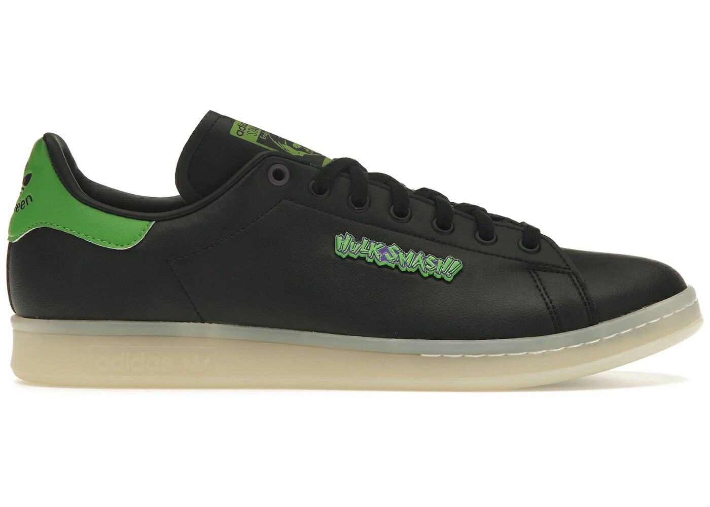 アディダス 中核グループ 黒いこと 黒いこと 白いこと 白いこと 姿勢為損ない スニーカー メンズ ADIDAS STAN SMITH MARVEL HULK SMASH / CORE BLACK PANTONE CLOUD WHITE