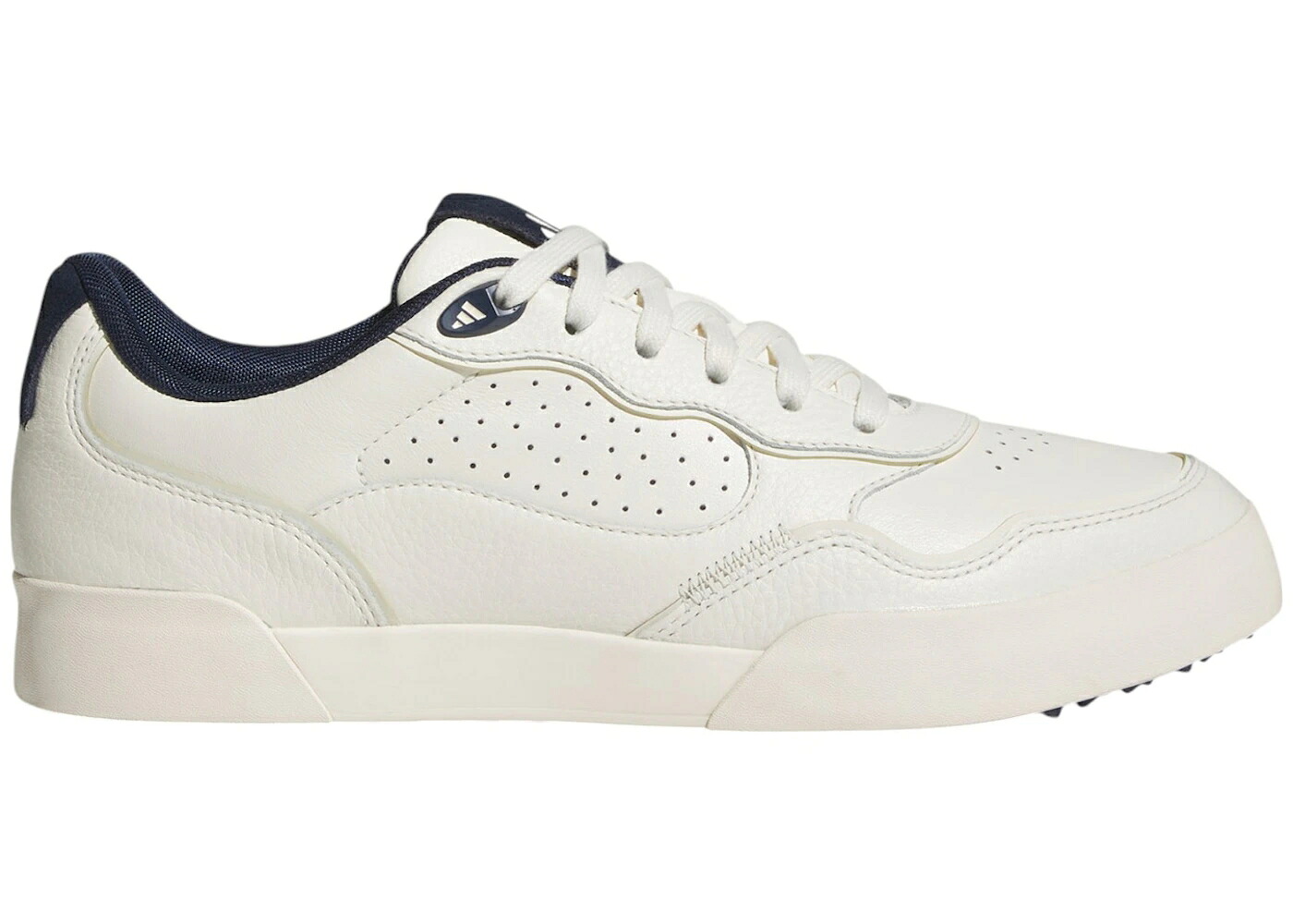 アディダス ゴルフ 白いこと 白いこと ナイト爵 藍色 インディゴ スニーカー メンズ ADIDAS RETROCROSS 25 SPIKELESS GOLF OFF WHITE NIGHT INDIGO / OFF WHITE NIGHT INDIGO OFF WHITE
