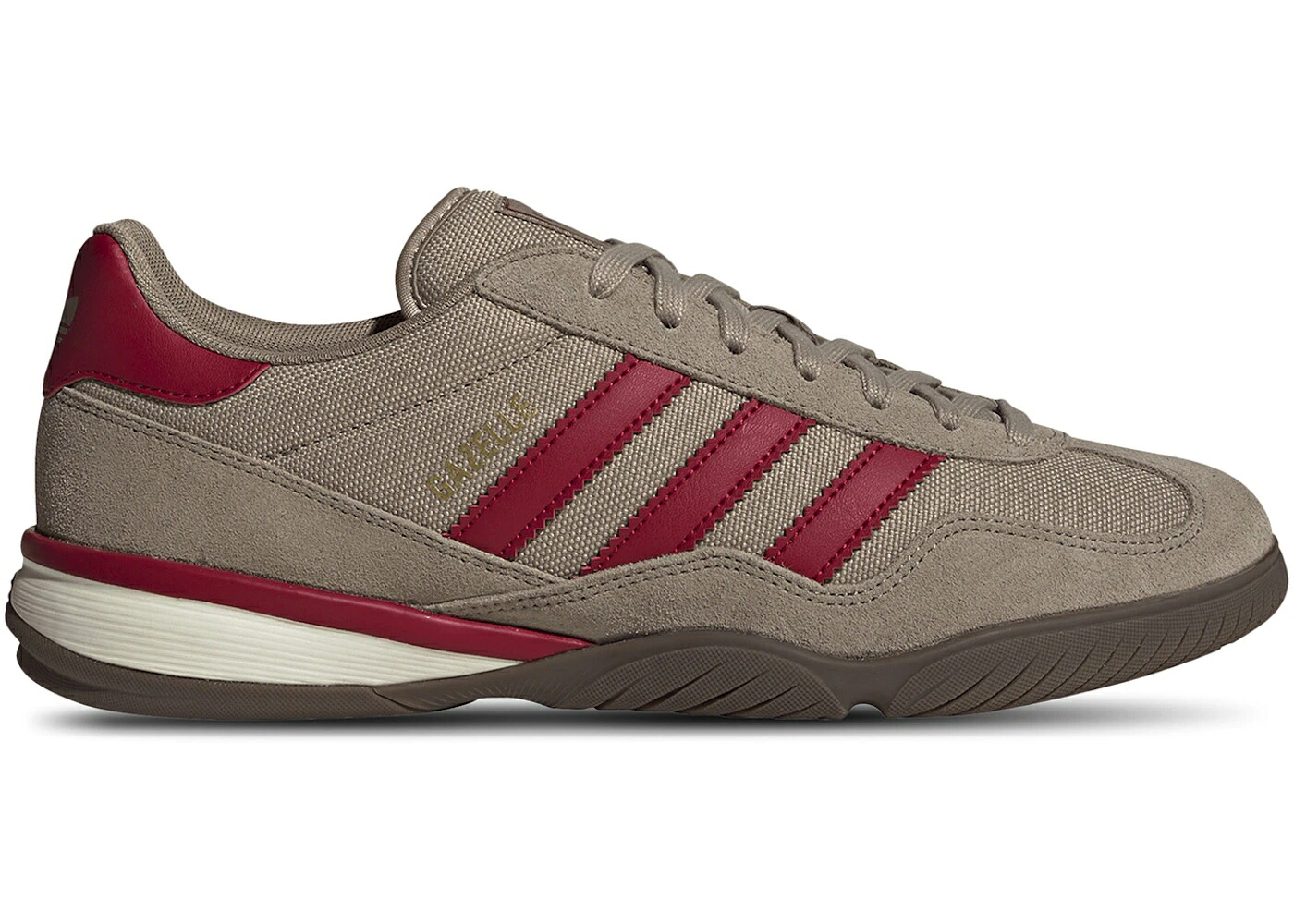 アディダス ガゼル ベージュ 赤 赤いこと スニーカー メンズ ADIDAS GAZELLE SALA BEIGE RED / BEIGE RED GUM 5