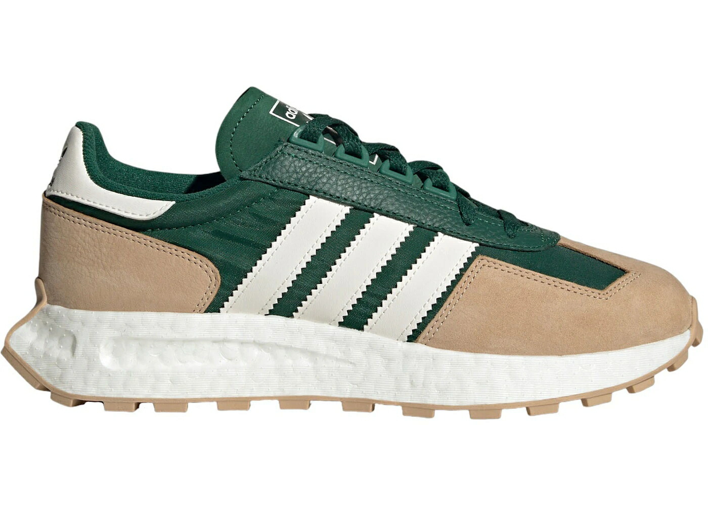 アディダス 緑 緑であること 中核グループ 白いこと 白いこと 神通力 ベージュ スニーカー メンズ ADIDAS RETROPY E5 DARK GREEN CORE WHITE MAGIC BEIGE / DARK GREEN CORE WHITE MAGIC