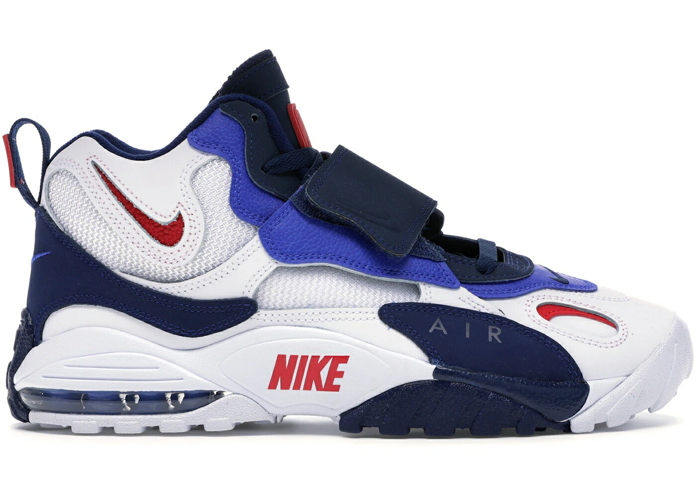 ナイキ マックス スピード ターフ ジャイアンツ 白色 ホワイト 青色 ブルー エアマックス スニーカー メンズ NIKE AIR MAX SPEED TURF GIANTS / WHITE BLUE VOID RACER BLUE