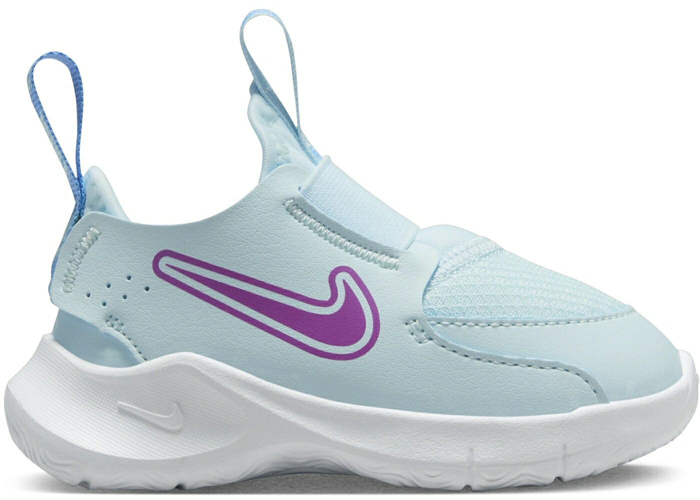 ナイキ 青碧 青碧 紫 相撲取り草 お坊っちゃん キッズ NIKE FLEX RUNNER 3 GLACIER BLUE UNIVERSITY CHLOROPHYLL HYPER VIOLET (I) / GLACIER BLUE UNIVERSITY BLUE
