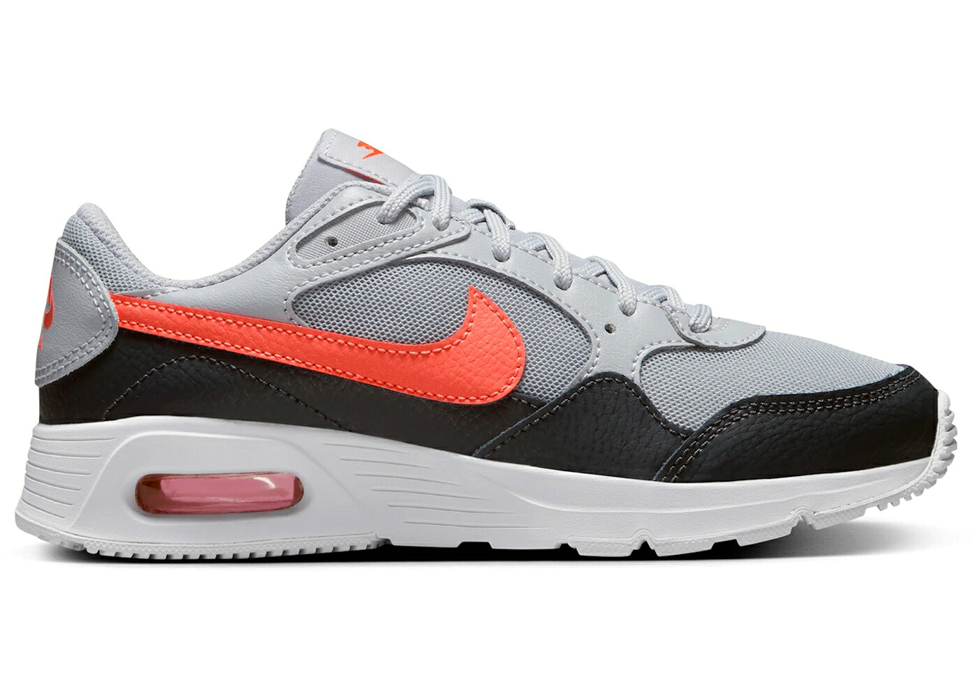 ナイキ マックス 灰色 グレー 白色 ホワイト クリムゾン エアマックス ジュニア キッズ NIKE AIR MAX SC WOLF GREY ANTHRACITE WHITE BRIGHT CRIMSON (GS) / WOLF GREY ANTHRACITE WHITE ベビー マタニティ スニー｜スニケス
