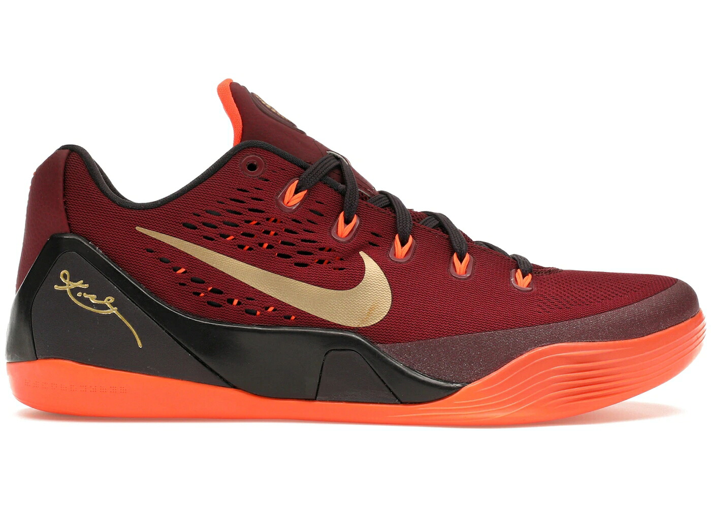 ナイキ コービー ディープ クリムゾン スニーカー メンズ NIKE KOBE 9 EM DEEP GARNET / DEEP GARNET HYPER CRIMSON CAVE