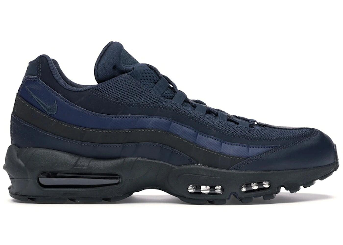 ナイキ マックス 青碧 青碧 紺色 米国海軍 エア湖マックス スニーカー メンズ NIKE AIR MAX 95 SQUADRON BLUE MIDNIGHT NAVY / SQUADRON BLUE SQUADRON BLUE
