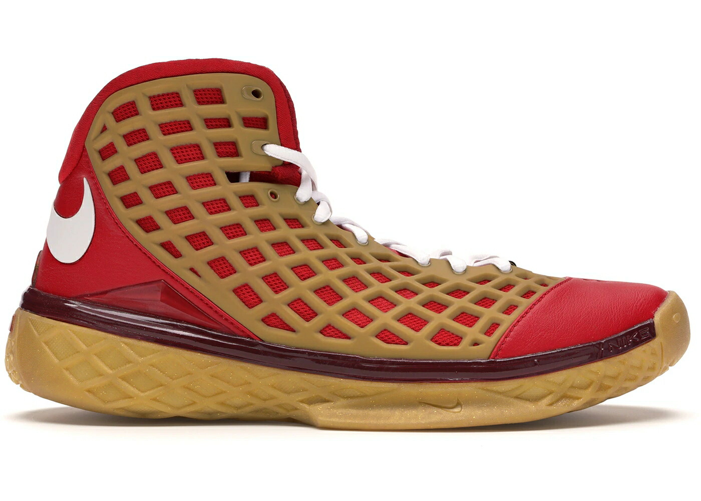 ナイキ コービー 白色 ホワイト ゴールド 赤 レッド スニーカー メンズ NIKE KOBE 3 ALL-STAR (2008) / WHITE METALLIC GOLD VARSITY RED