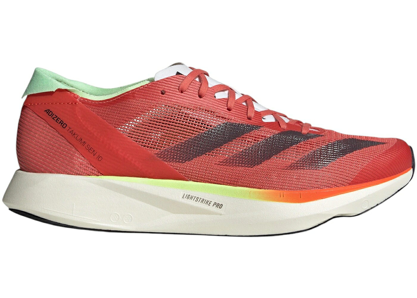 アディダス アディゼロ 赤 赤いこと MET. スニーカー メンズ ADIDAS ADIZERO TAKUMI SEN 10 PRELOVED SCARLET AURORA BRIGHT RED / PRELOVED SCARLET AURORA MET.