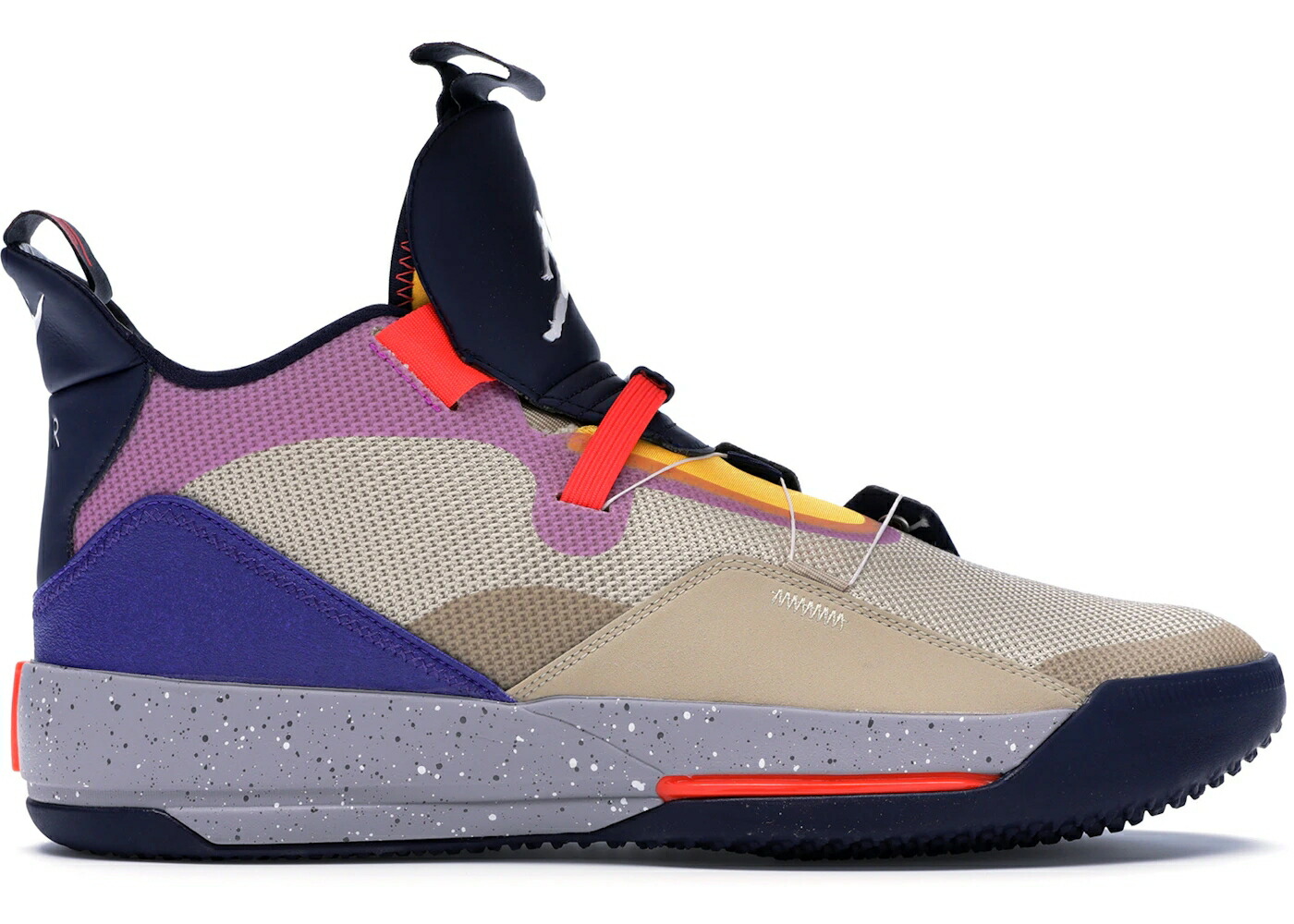 ナイキ ジョーダン ベージュ 赤 レッド スニーカー メンズ JORDAN XXXIII VISIBLE UTILITY / PARTICLE BEIGE UNIVERSITY RED