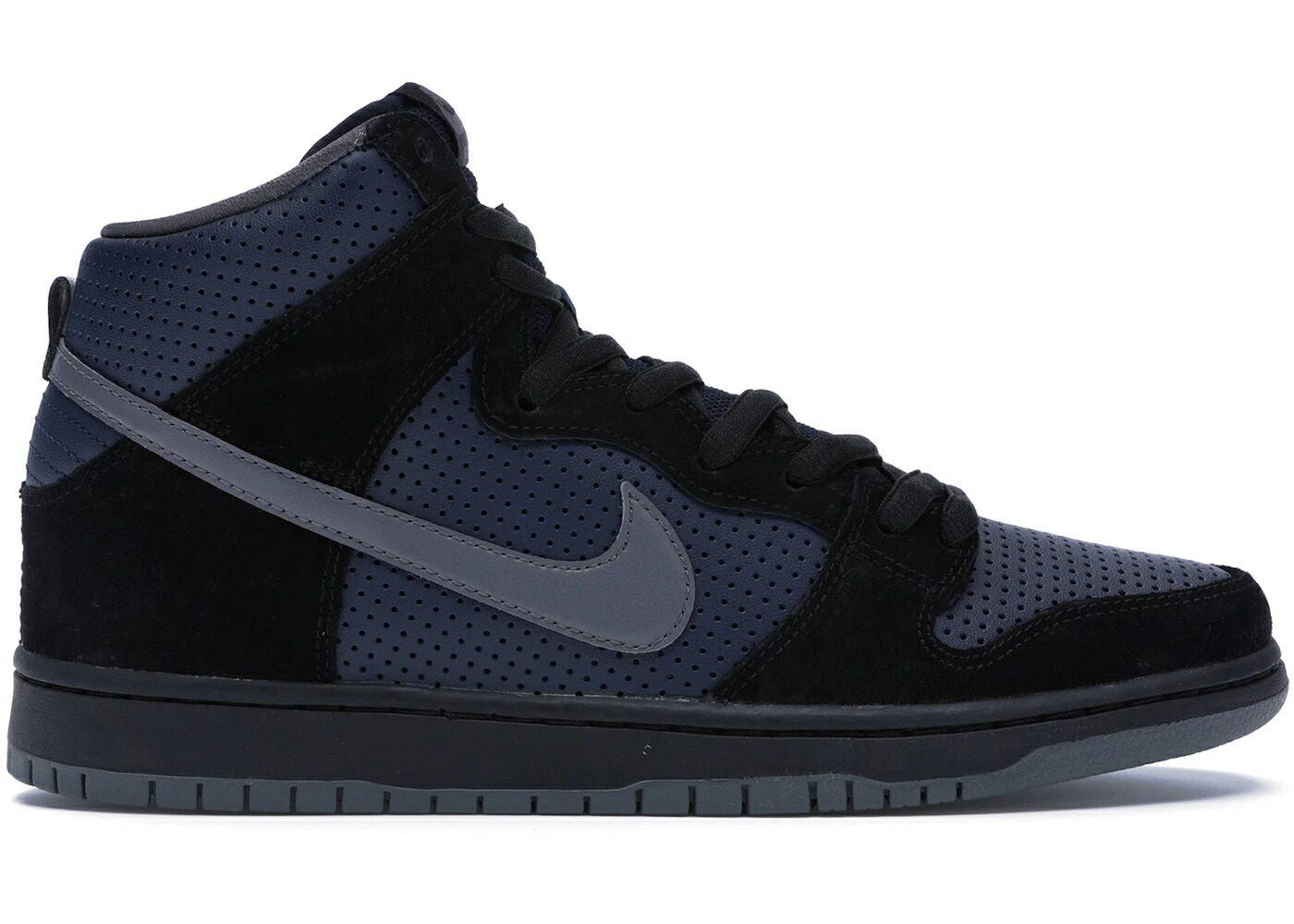 ナイキ エスビー ダンク ハイ 黒色 ブラック ダンクハイ スニーカー メンズ NIKE SB DUNK HIGH GINO IANNUCCI / BLACK LIGHT GRAPHITE OBSIDIAN