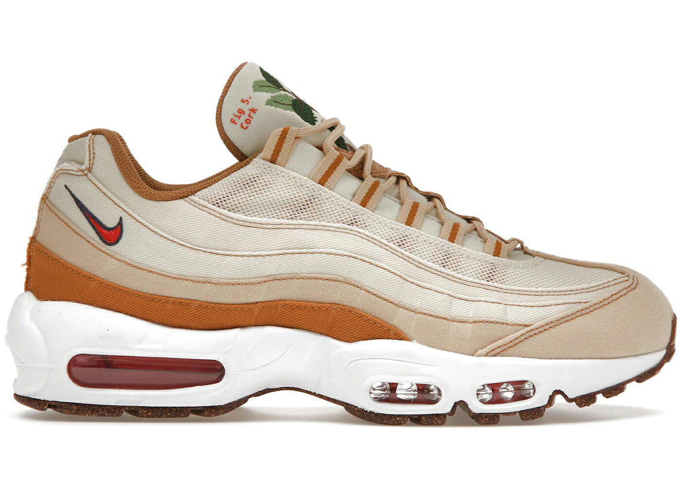 ナイキ マックス ウィート エアマックス スニーカー メンズ NIKE AIR MAX 95 SE CORK / COCONUT MILK SESAME WHEAT SIENNA｜スニケス 113,200円