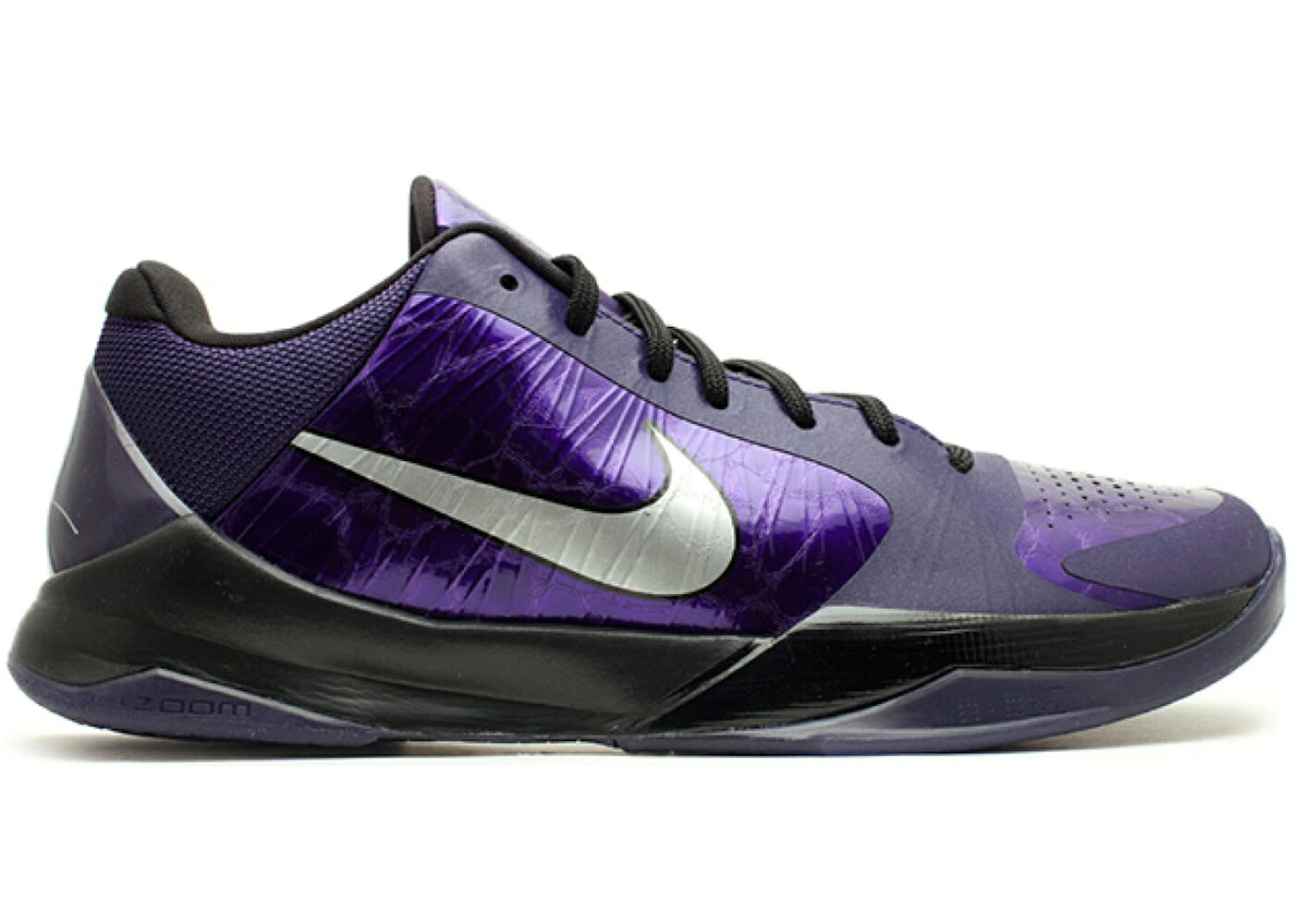 ナイキ コービー しろがね色 しろがね色 黒いこと 黒いこと スニーカー メンズ NIKE KOBE 5 INK / INK METALLIC SILVER BLACK ICE