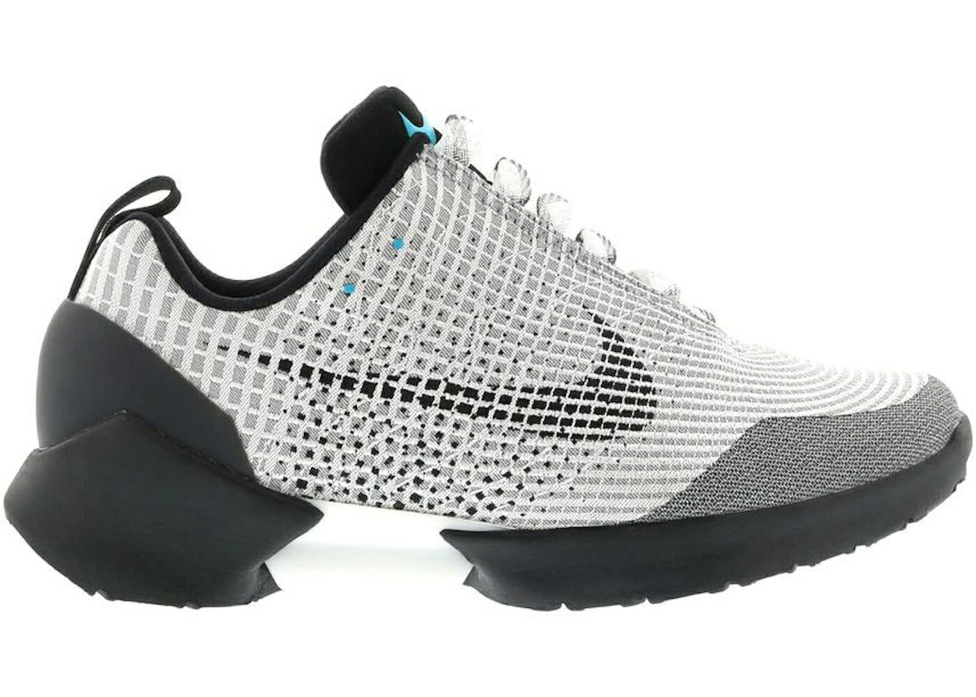 ナイキ 銀色 シルバー 白色 ホワイト 黒色 ブラック 1.0 スニーカー メンズ NIKE HYPERADAPT METALLIC SILVER / METALLIC SILVER WHITE BLACK