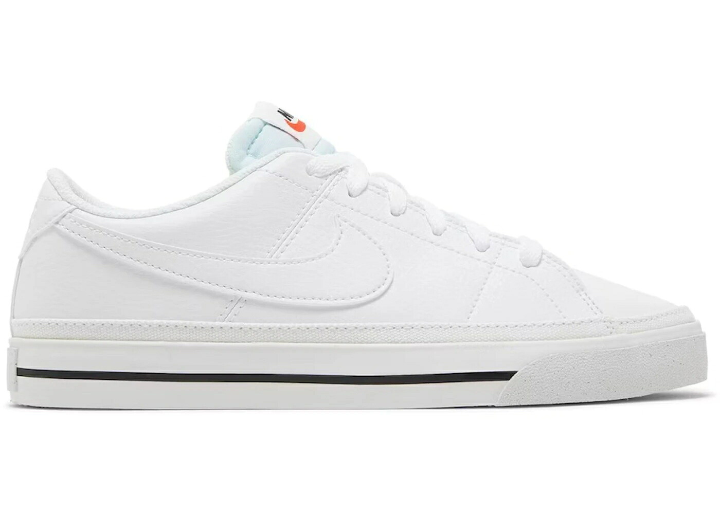 ナイキ 厚地の外套 レガシー 白いこと 白いこと 黒いこと 黒いこと WOMEN\u0027S スニーカー レディース NIKE COURT LEGACY NEXT NATURE WHITE BLACK (WOMEN\u0027S) / WHITE BLACK VOLT WHITE