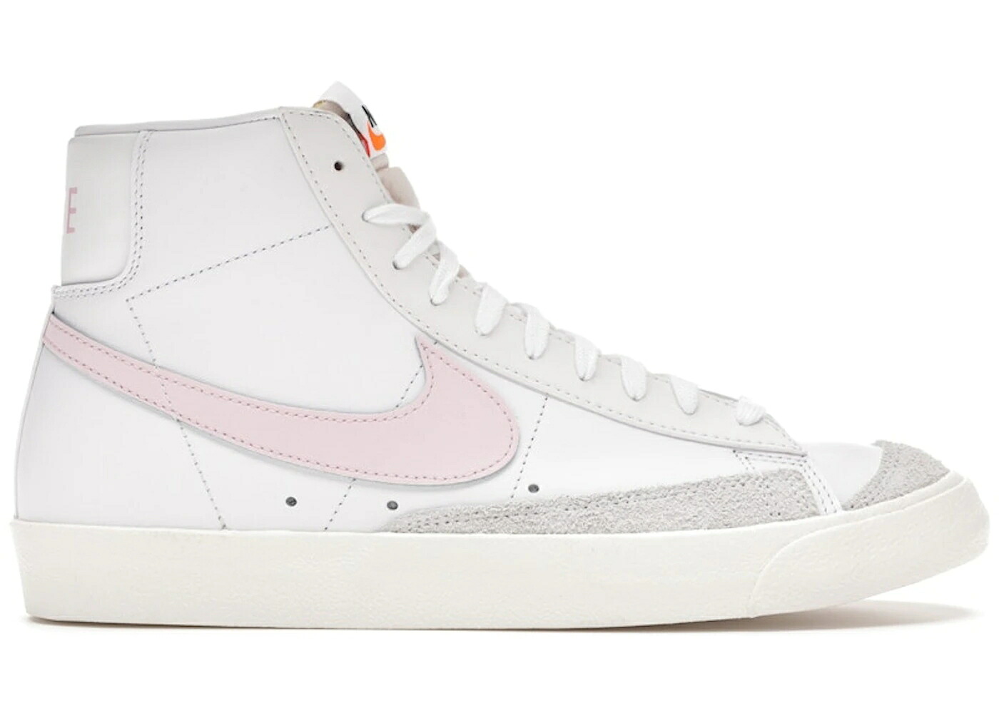 ナイキ ブレイザー ミッド 白色 ホワイト ピンク スニーカー メンズ NIKE BLAZER MID 77 WHITE PINK FOAM / WHITE SAIL PINK FOAM