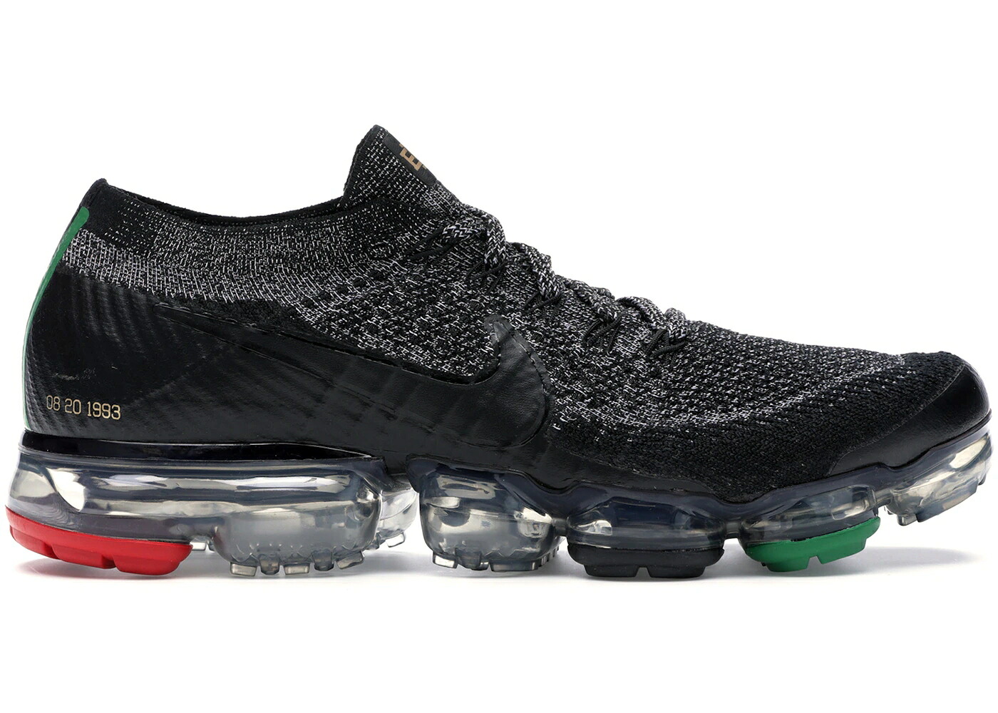 ナイキ 黒色 ブラック 白色 ホワイト ゴールド エアヴェイパーマックス スニーカー メンズ NIKE AIR VAPORMAX BLACK HISTORY MONTH (2018) / BLACK BLACK WHITE METALLIC GOLD|スニケス