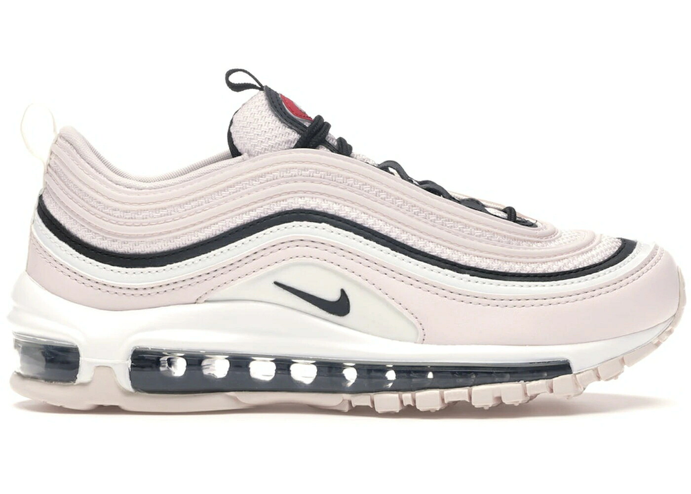 ナイキ マックス ピンク 黒色 ブラック 白色 ホワイト エアマックス WOMEN'S スニーカー レディース NIKE AIR MAX 97 LIGHT SOFT PINK BLACK (WOMEN'S) / LIGHT SOFT PINK SUMMIT WHITE GYM