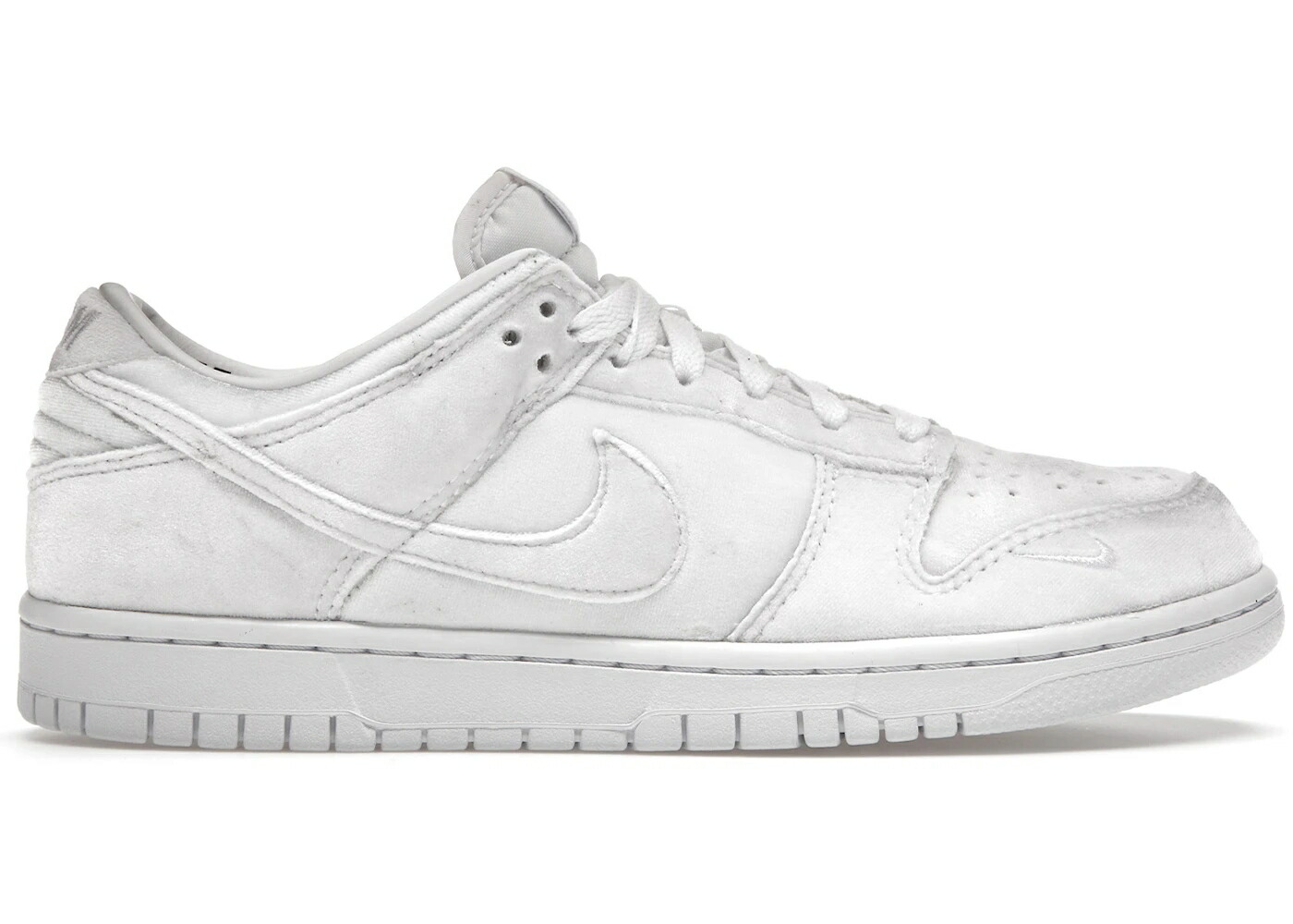 ナイキ ダンク 表どおり 白いこと 白いこと ダンクロー スニーカー メンズ NIKE DUNK LOW DOVER STREET MARKET TRIPLE WHITE VELVET / WHITE WHITE WHITE