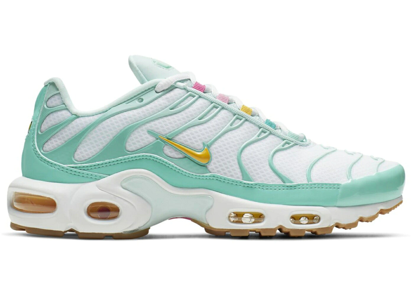 ナイキ マックス ゴールド エアマックスプラス WOMEN\u0027S スニーカー レディース NIKE AIR MAX PLUS TEAL TWIST (WOMEN\u0027S) / TEAL TWIST UNIVERSITY GOLD