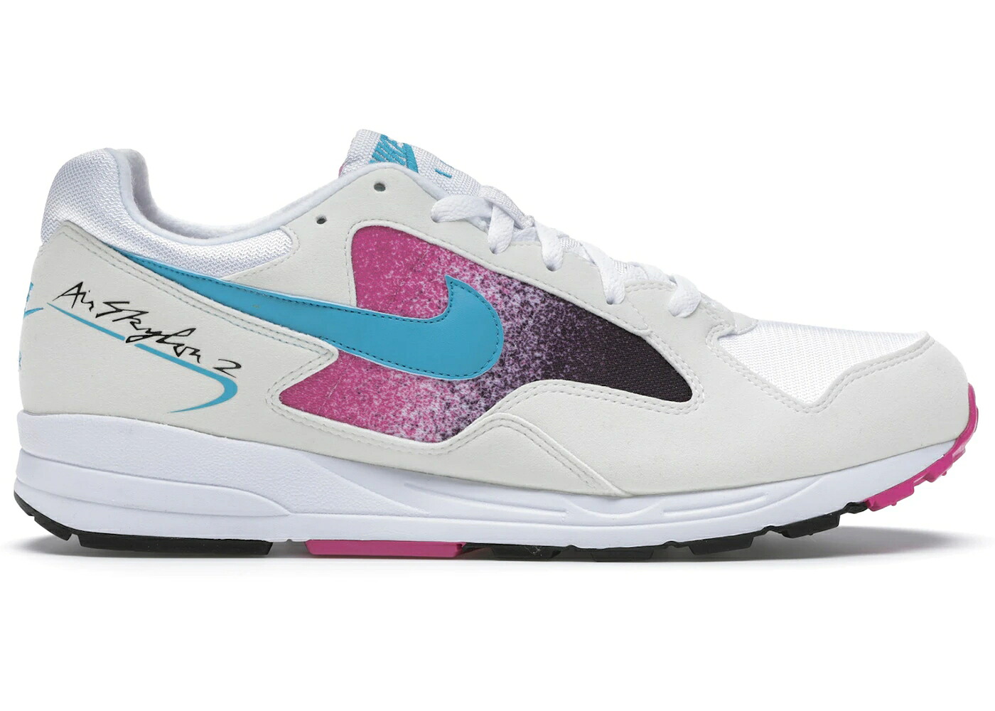 ナイキ 白色 ホワイト 青色 ブルー スニーカー メンズ NIKE AIR SKYLON 2 WHITE BLUE LAGOON ACTIVE FUCHSIA / WHITE BLUE LAGOON ACTIVE FUCHSIA