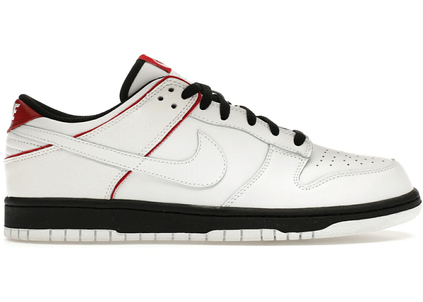 ナイキ ダンク 白色 ホワイト 黒色 ブラック 赤 レッド ダンクロー スニーカー メンズ NIKE DUNK LOW CL JORDAN PACK WHITE / WHITE BLACK VARSITY RED