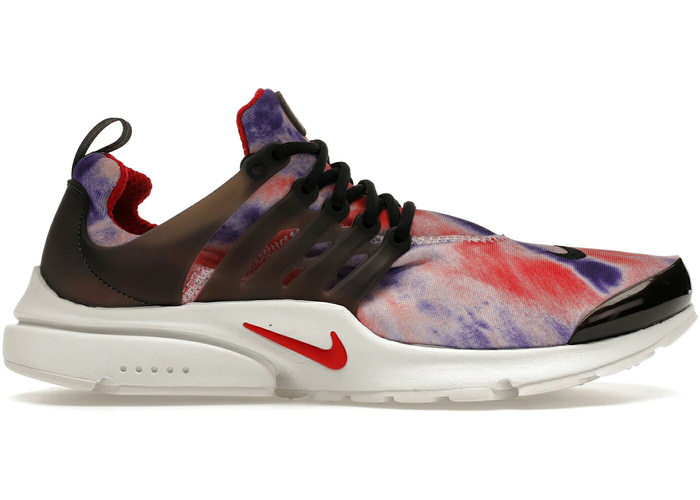 ナイキ プレスト 赤 赤いこと 黒いこと 黒いこと 白いこと 白いこと 大気圏 スニーカー メンズ NIKE AIR PRESTO UNIVERSITY RED TIE-DYE / DOLL BLACK SUMMIT WHITE