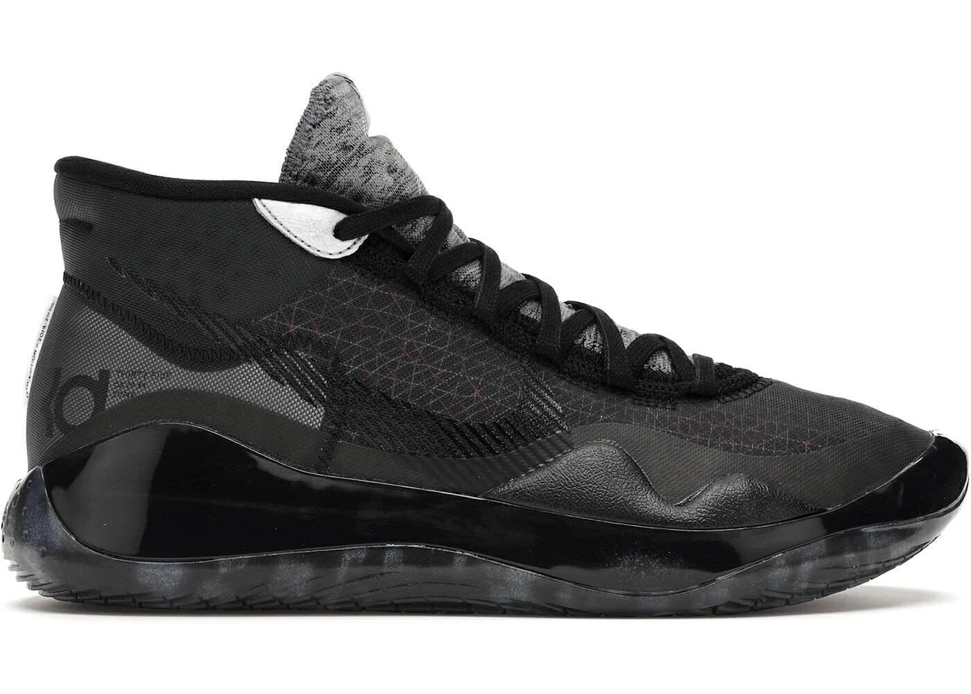 ナイキ 黒いこと 黒いこと 冷やりとした 薄墨色 薄墨色 スニーカー メンズ NIKE KD 12 BLACK COOL GREY / BLACK COOL GREY ANTHRACITE