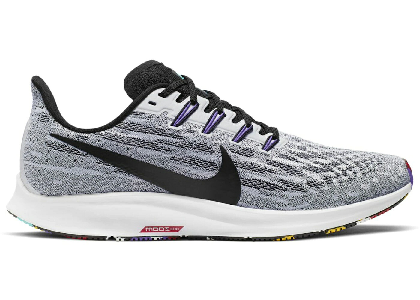 ナイキ 望遠レンズ ペガサス 白いこと 白いこと 黒いこと 黒いこと 望遠レンズペガサス スニーカー メンズ NIKE AIR ZOOM PEGASUS 36 WHITE HYPER GRAPE / WHITE BLACK HYPER GRAPE