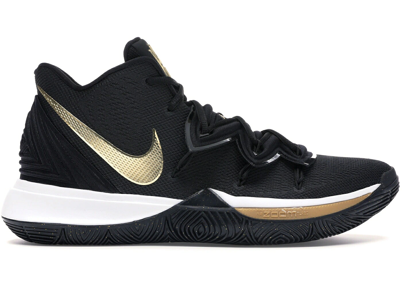 ナイキ カイリー 黒いこと 黒いこと ゴールド 白いこと 白いこと スニーカー メンズ NIKE KYRIE 5 BLACK METALLIC GOLD / BLACK METALLIC GOLD WHITE