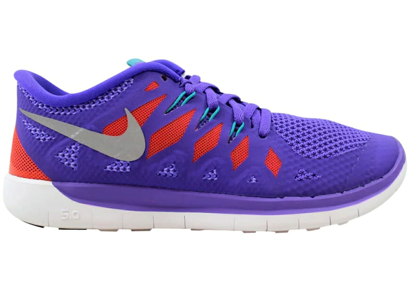 ナイキ 無償性 紫 パープル しろがね色 しろがね色 5.0 お坊っちゃん キッズ NIKE FREE PURPLE VENOM (GS) / PURPLE VENOM METALLIC SILVER もの言う花 マタニティ スニーカー