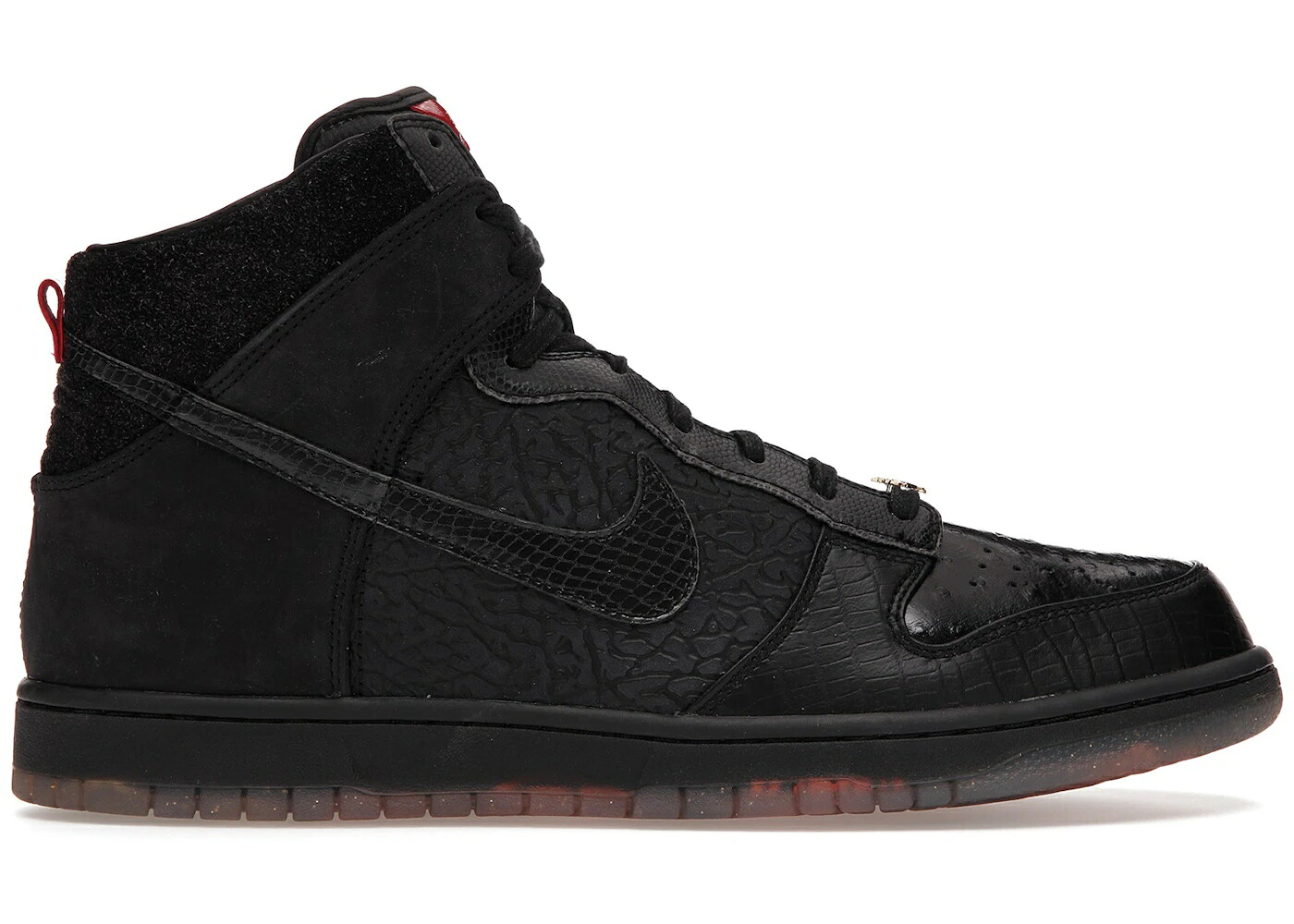 ナイキ ダンク ご機嫌 黒いこと 黒いこと 赤 赤いこと ダンクハイ スニーカー メンズ NIKE DUNK HIGH MIGHTY CROWN / BLACK BLACK VARSITY RED
