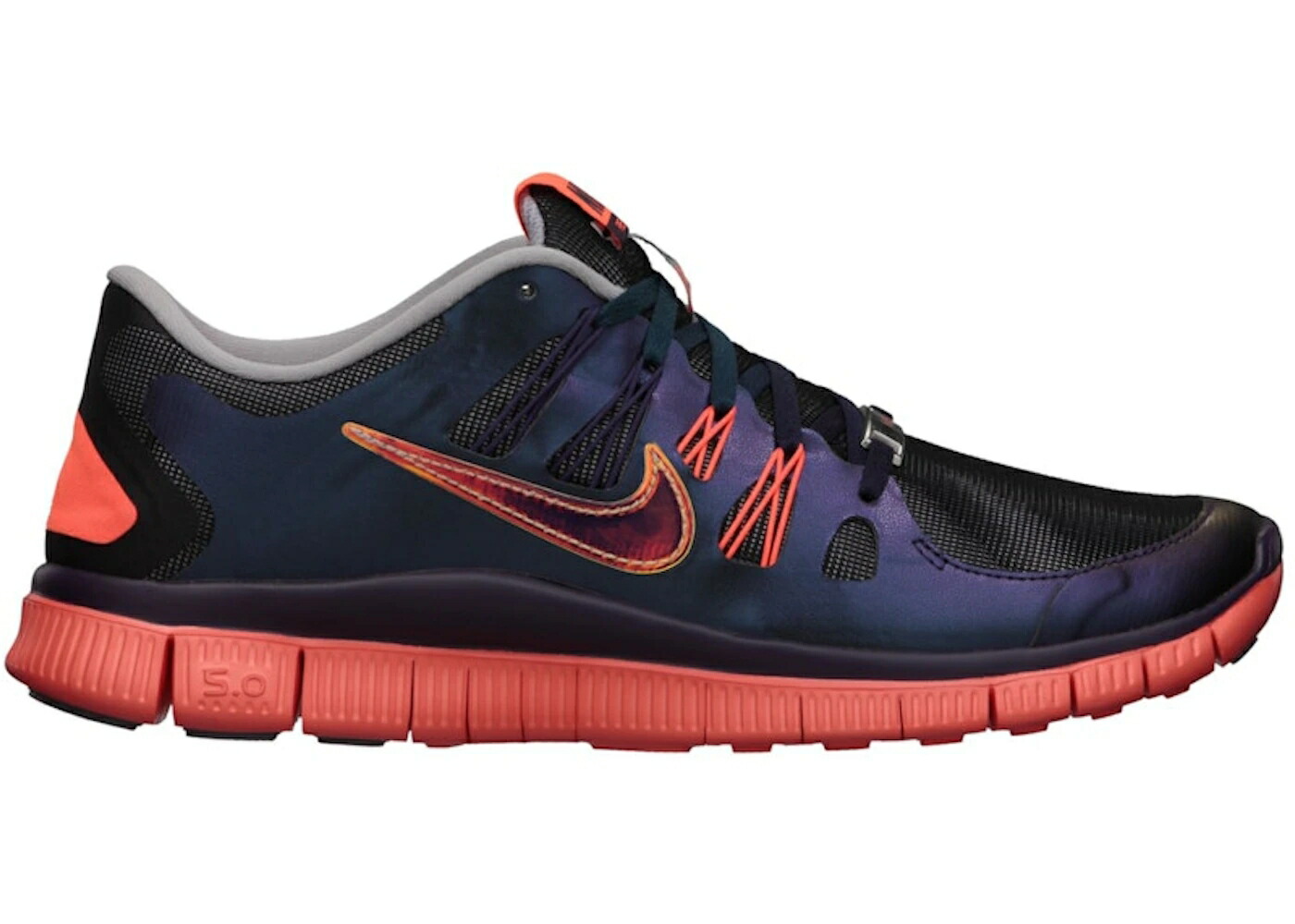 ナイキ フリー 灰色 グレー クリムゾン グランド 5.0 スニーカー メンズ NIKE FREE DOERNBECHER (2013) / WOLF GREY TOTAL CRIMSON GRAND