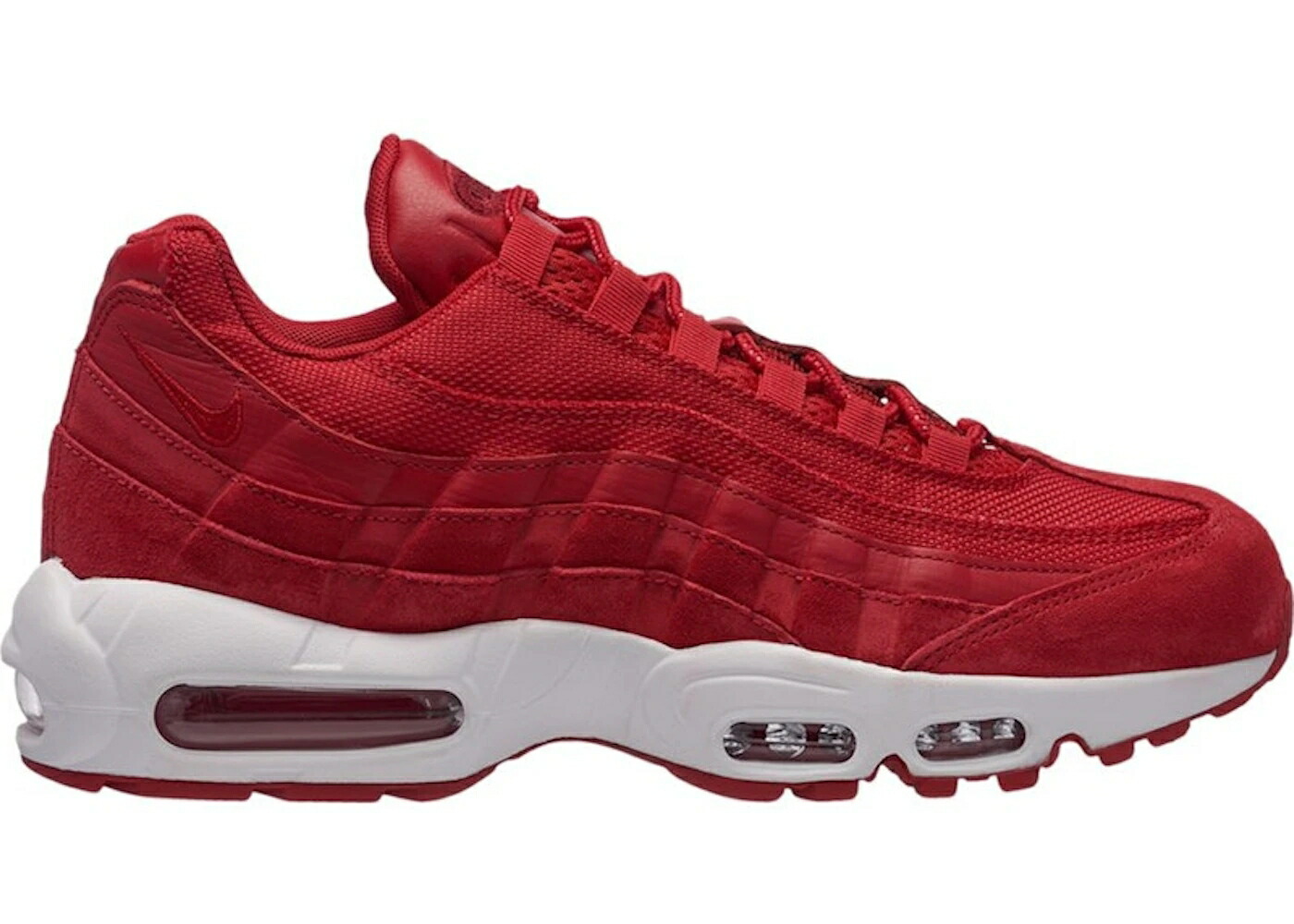 ナイキ マックス 赤 レッド チーム 白色 ホワイト エアマックス スニーカー メンズ NIKE AIR MAX 95 GYM RED TEAM / GYM RED GYM RED TEAM RED WHITE