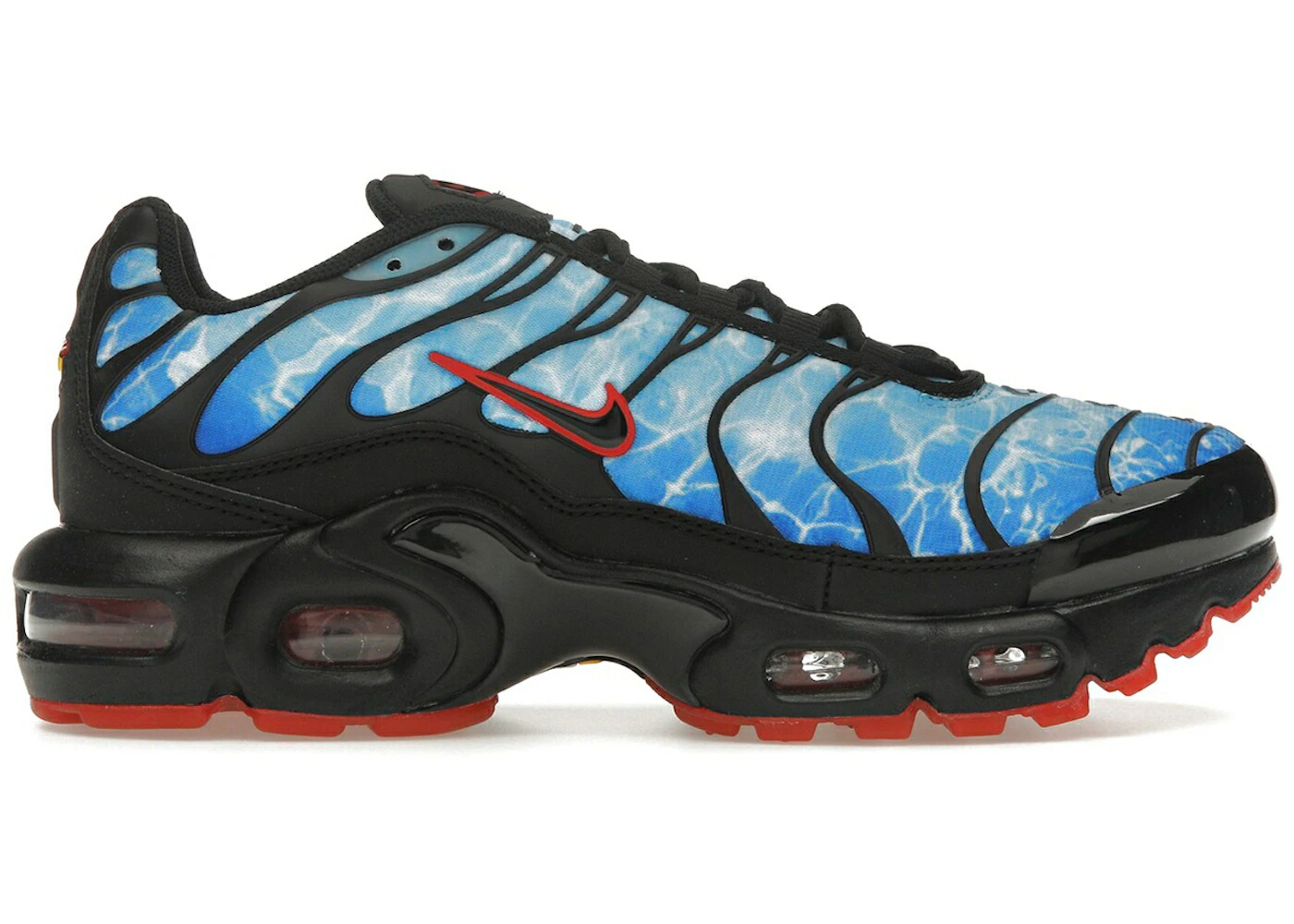 ナイキ マックス シャーク 青碧 青碧 赤 赤いこと エアマックスプラス お坊っちゃん キッズ NIKE AIR MAX PLUS SHARK ATTACK (GS) / PHOTO BLUE UNIVERSITY RED BALTIC もの言う花 マタニティ スニーカー