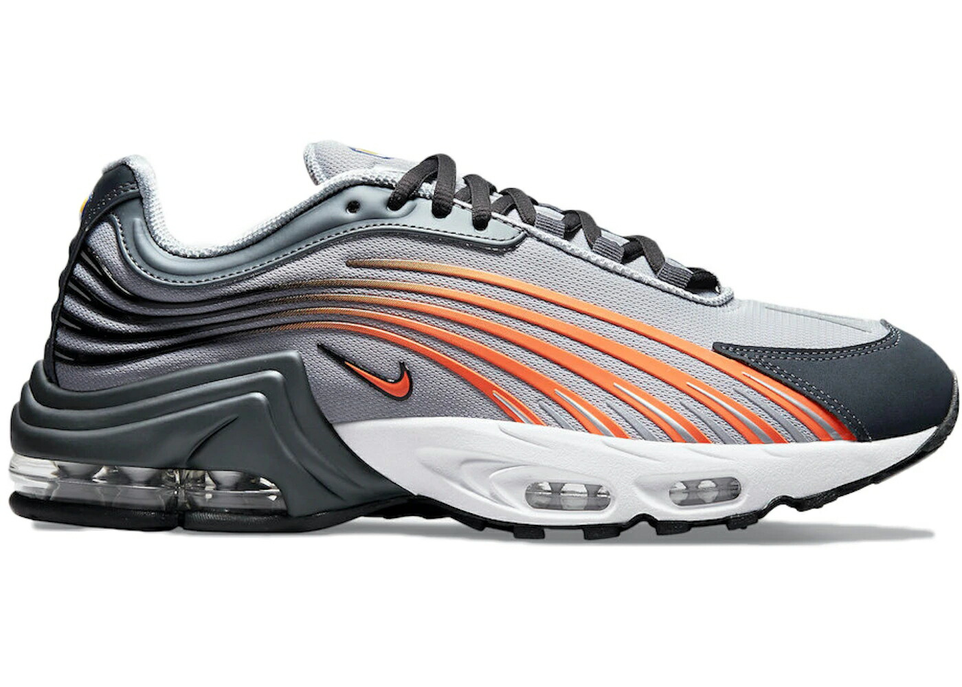 ナイキ マックス 灰色 グレー 橙 オレンジ エアマックスプラス スニーカー メンズ NIKE AIR MAX PLUS 2 LIGHT SMOKE GREY ORANGE / LIGHT SMOKE GREY DARK SMOKE GREY