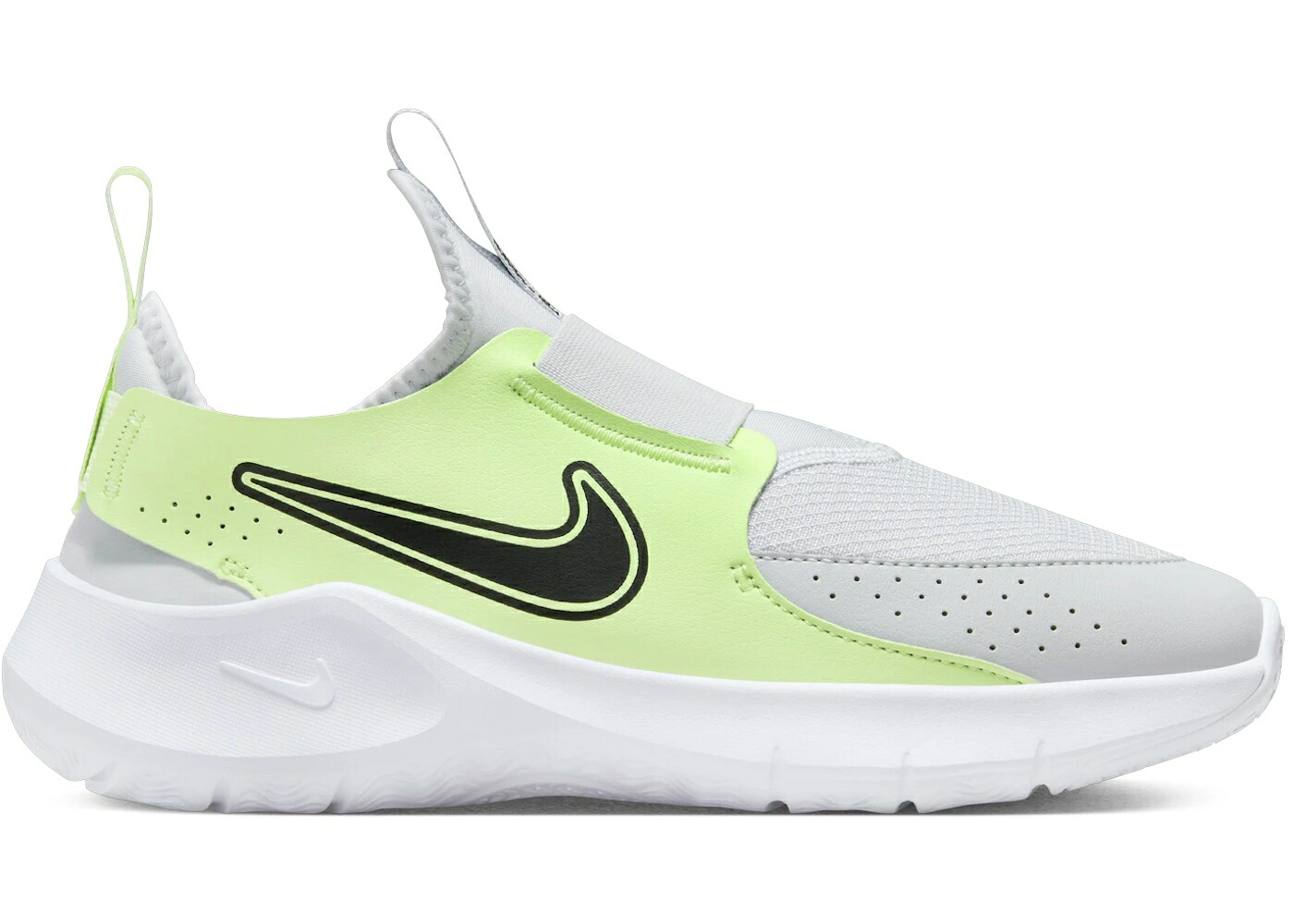 ナイキ 純一無雑 プラチナム 黒いこと 黒いこと お坊っちゃん キッズ NIKE FLEX RUNNER 3 PURE PLATINUM BARELY VOLT BLACK (GS) / PURE PLATINUM BARELY VOLT BLACK もの言う花 マタニティ スニーカー