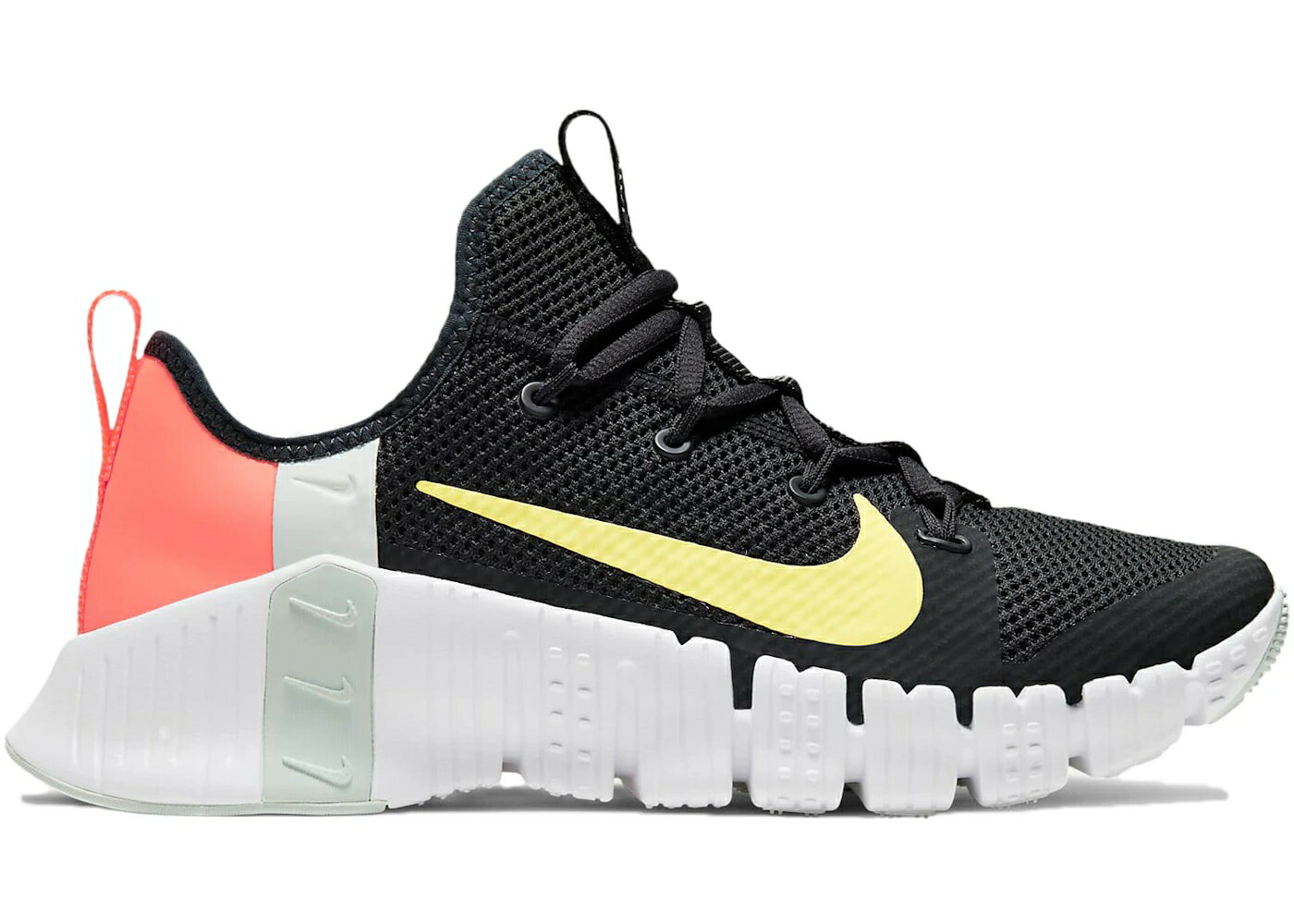ナイキ 黒いこと 黒いこと 薄墨色 薄墨色 WOMEN\u0027S スニーカー レディース NIKE METCON 3 BLACK MANGO (WOMEN\u0027S) / DARK SMOKE GREY BRIGHT MANGO