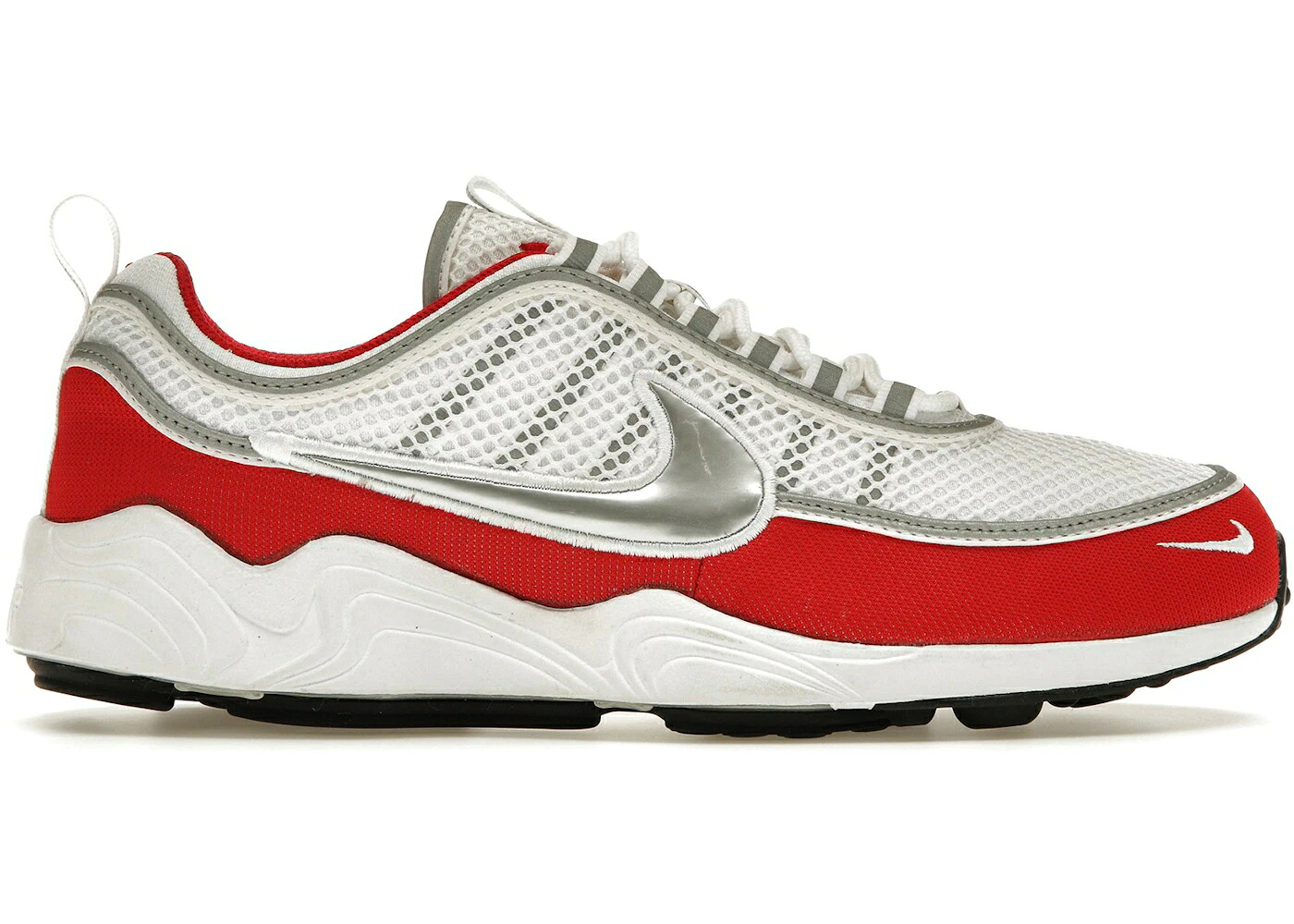 ナイキ 望遠レンズ 白いこと 白いこと しろがね色 しろがね色 \u002716 スニーカー メンズ NIKE AIR ZOOM SPIRIDON WHITE / WHITE METALLIC SILVER