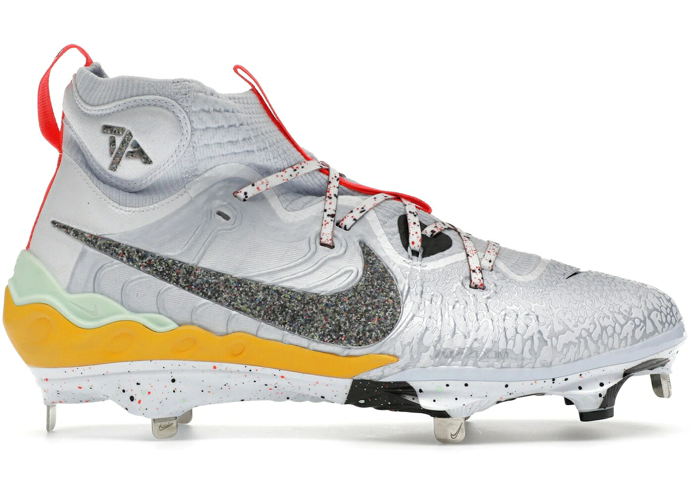 ナイキ アルファ ハラチ 薄墨色 薄墨色 ゴールド アルファハラチ スニーカー メンズ NIKE ALPHA HUARACHE NXT PE TIM ANDERSON KEEP GOING / FOOTBALL GREY UNIVERSITY GOLD