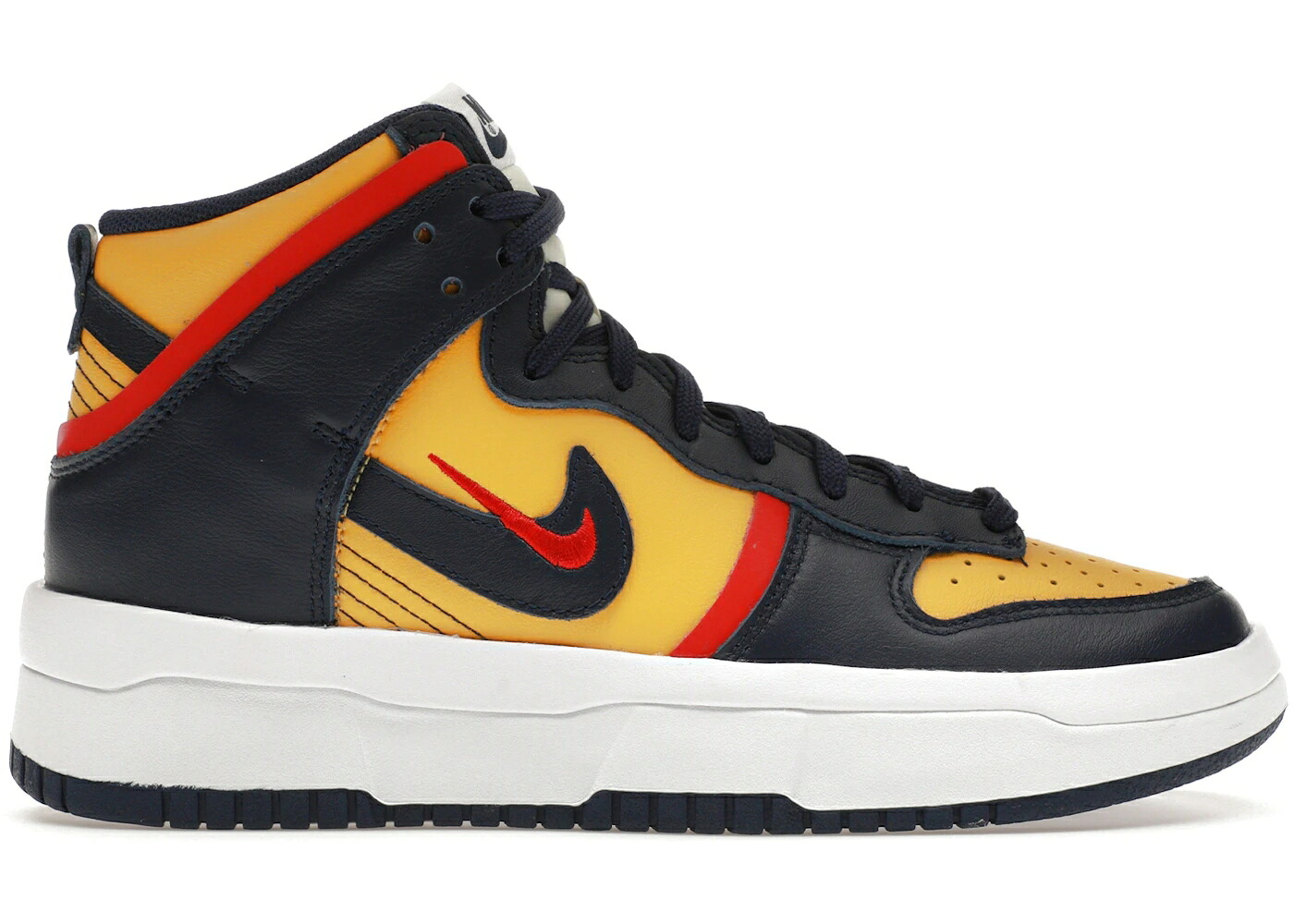 ナイキ ダンク 御機嫌 ミシガン湖 紺色 米国海軍 ダンクハイ WOMEN\u0027S スニーカー レディース NIKE DUNK HIGH UP MICHIGAN (WOMEN\u0027S) / VARSITY MAIZE MIDNIGHT NAVY