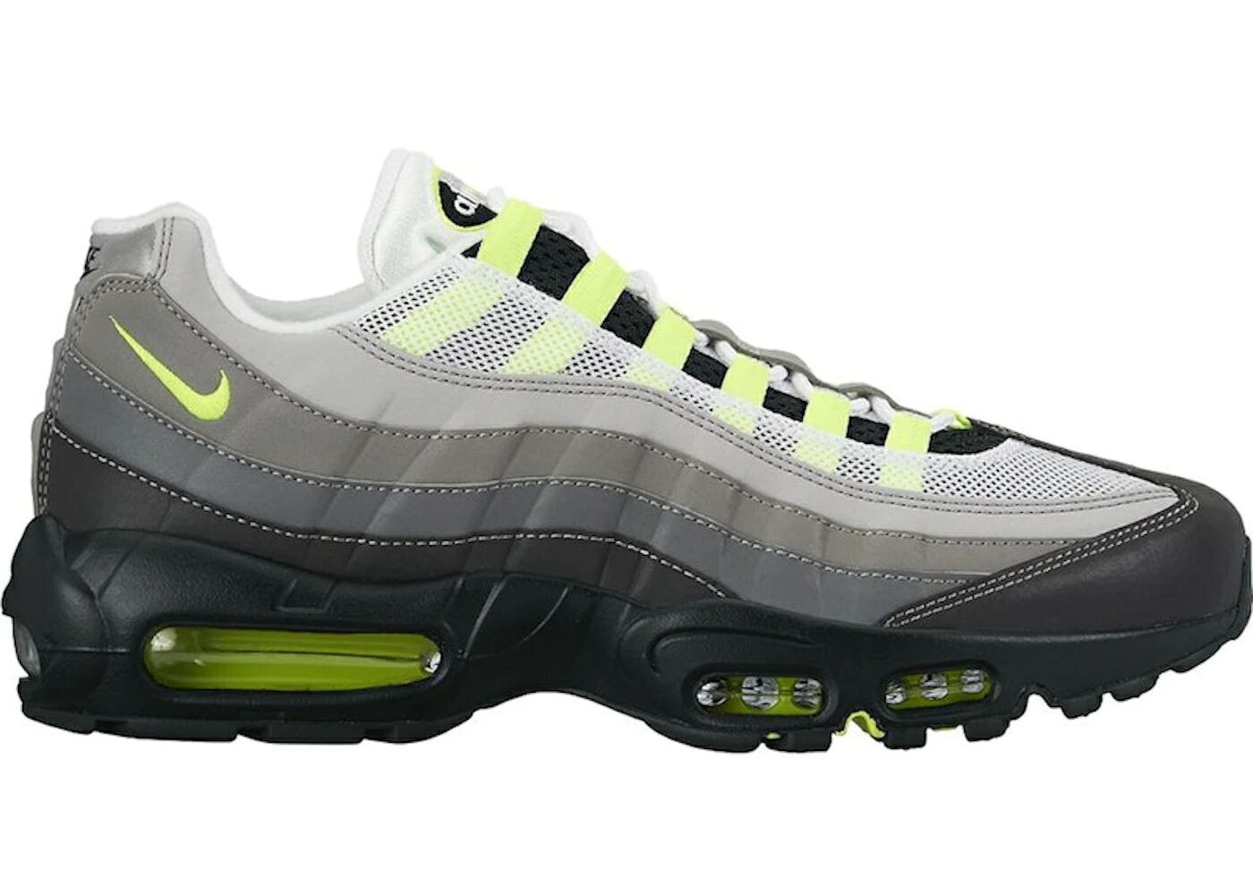 ナイキ マックス 黒いこと 黒いこと 大気圏マックス スニーカー メンズ NIKE AIR MAX 95 OG NEON 3M / BLACK VOLT MEDIUM ASH DARK