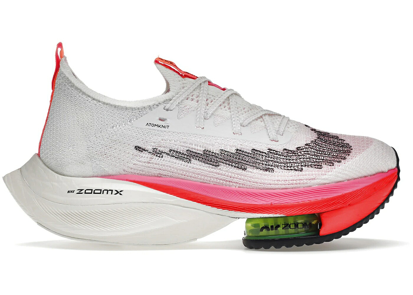 ナイキ ズーム 白色 ホワイト ピンク 黒色 ブラック NEXT% WOMEN スニーカー レディース NIKE AIR ZOOM ALPHAFLY WHITE PINK (WOMEN) / WHITE BLACK BLACK BLACK